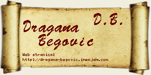 Dragana Begović vizit kartica